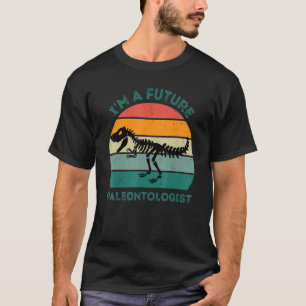 Ich bin eine zukünftige Paläontologin Retro Paläon T-Shirt