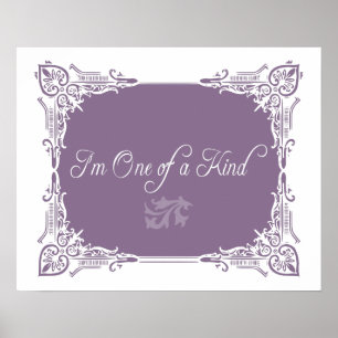 Ich bin einer von einer Art Zitat Poster