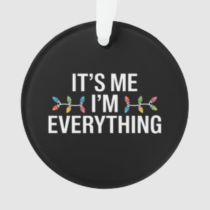 Ich bin einfach alles Familie Weihnachten passend Ornament