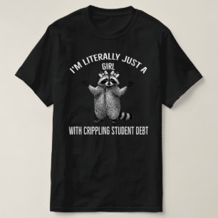 Ich bin einfach ein Mädchen mit lähmender Studienv T-Shirt