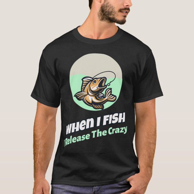 Ich bin einfach ein Spinner - Fischen mit Stil - A T-Shirt (Vorderseite)