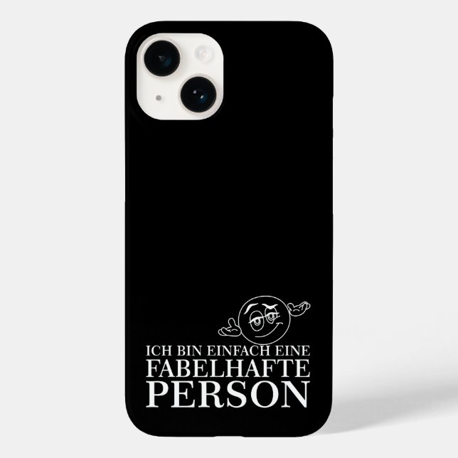 Ich bin einfach eine fabelhafte Person! Case-Mate iPhone Hülle (Rückseite)