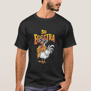 Ich bin einfach so eggstra retro Huhn lustiger Ost T-Shirt