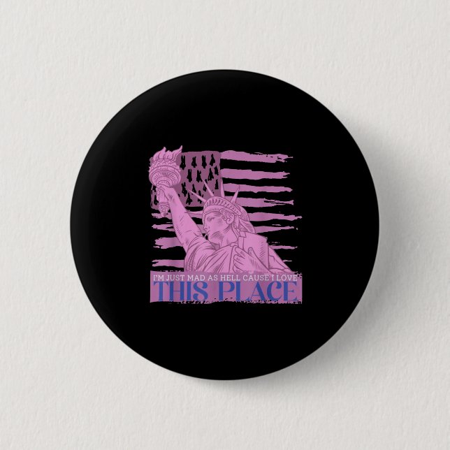 Ich bin einfach so traurig wie hell, weil ich dies button (Vorderseite)