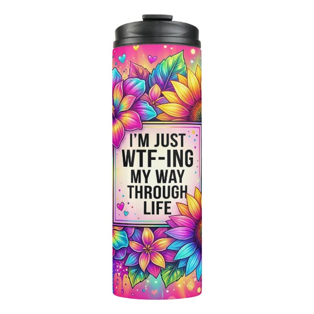 Ich bin einfach thermosbecher (Vorderseite)