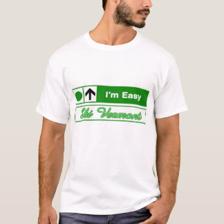 Ich bin einfaches Ski-Hinterzeichen T-Shirt