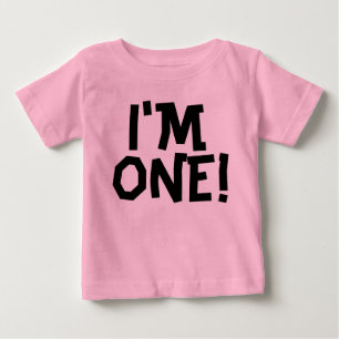 Ich bin eins! Ein Kind 1. Geburtstag T - Shirt