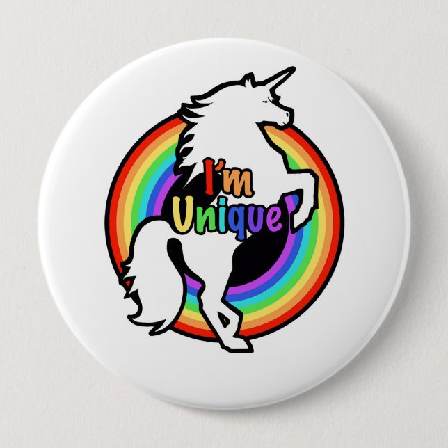 Ich bin einzigartig button (Vorderseite)