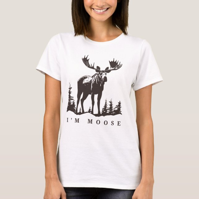 Ich bin Elch T-Shirt (Vorderseite)