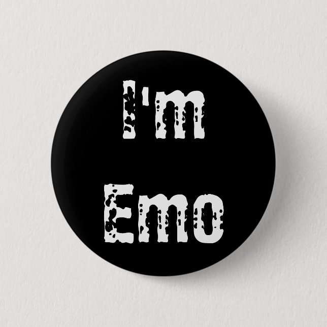 Ich bin Emo Button (Vorderseite)