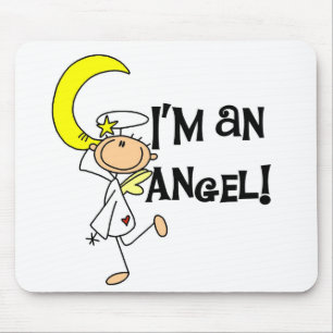 Ich bin Engel T-Shirts und Geschenke Mousepad