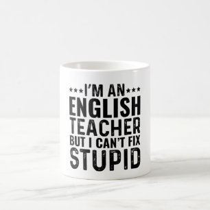 Ich bin Englischlehrerin, aber ich kann den Dummko Kaffeetasse