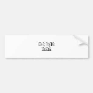 Ich bin Englischlehrerin Autoaufkleber