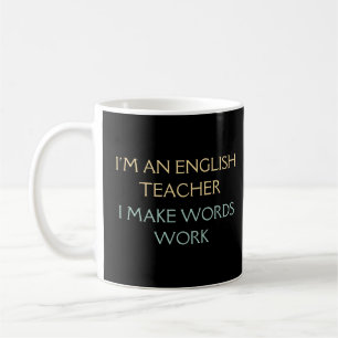 Ich bin Englischlehrerin   Geschenk für Englischle Kaffeetasse