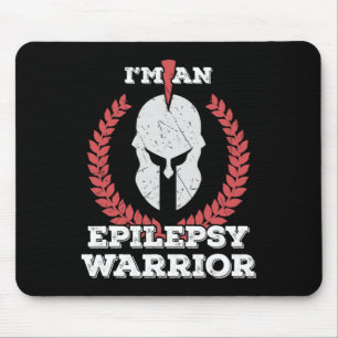 Ich bin Epilepsie-Krieger-Epilepsie-Bewusstsein Mousepad
