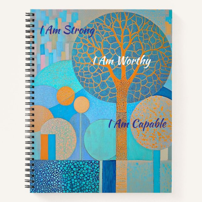 Ich bin es wert notizbuch (Vorderseite)