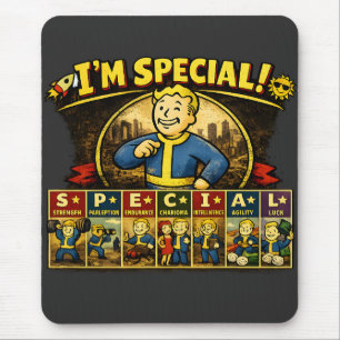 Ich bin etwas Besonderes Fallout-inspirierte Sta Mousepad