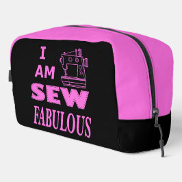 Ich bin fabelhaft in Schwarz und Rosa Waschbeutel