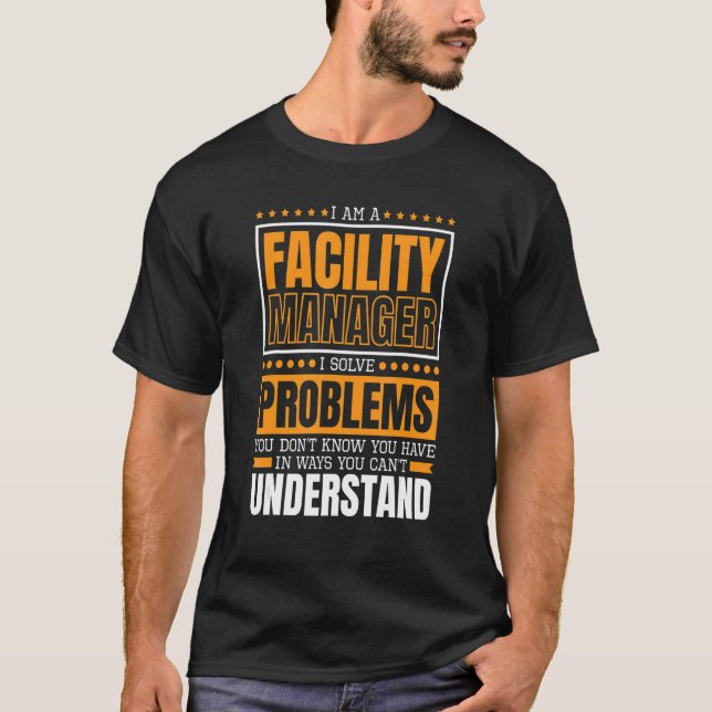 Ich bin Facility Manager T-Shirt (Vorderseite)