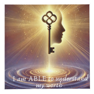 Ich bin fähig - Affirmation Foto Cube Würfel