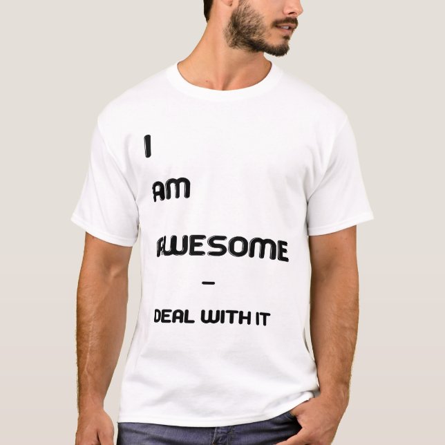 Ich bin fantastisch T-Shirt (Vorderseite)