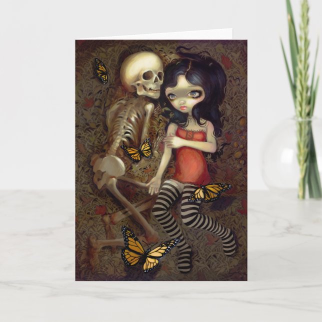 "Ich bin fast bei dir" Grußkarte Karte (Vorderseite)