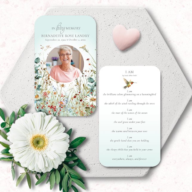 ICH BIN, Feier des Lebens Kolibri Wildblumen (Von Creator hochgeladen)