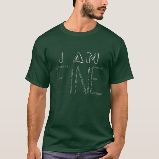 Ich bin fein - Männer T-Shirt (Vorderseite)