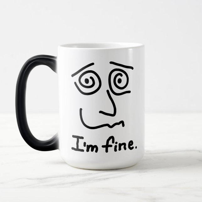 ICH BIN FEINE Morphing-Tasse Verwandlungstasse (Links)