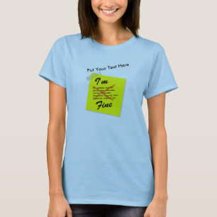 Ich bin feines Post-it-Zettel T-Shirt