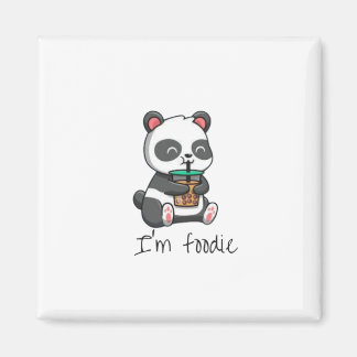 Ich bin Feinschmecker-Aufkleber Magnet