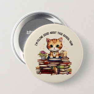 Ich bin Feline gut an diesem Schuljahr Button