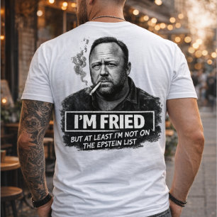 Ich bin fertig, aber nicht auf der Epstein-Liste L T-Shirt