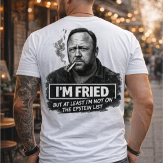 Ich bin fertig, aber nicht auf der Epstein-Liste L T-Shirt