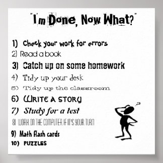 "Ich bin fertig, was?" Poster