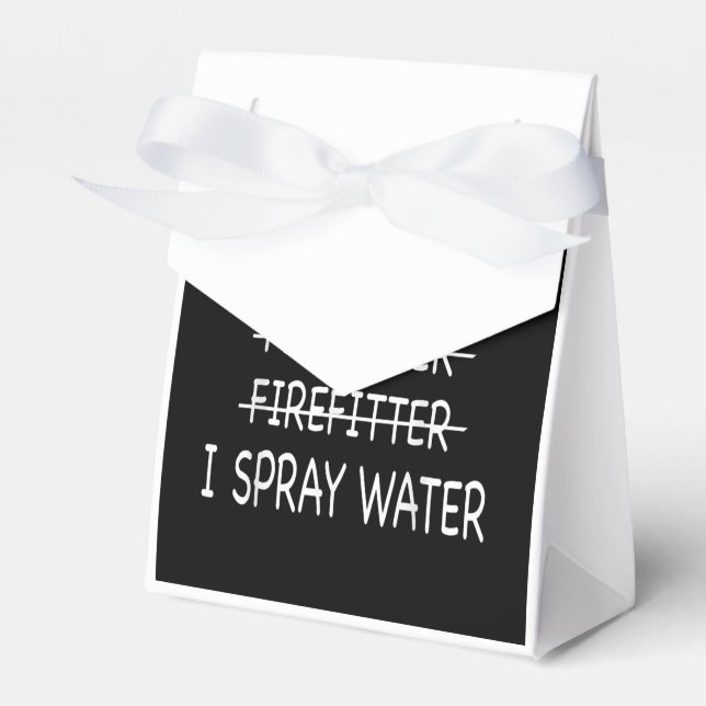 Ich bin Feuerwehrmann, die Funny Mens I Spray Wate Geschenkschachtel (Vorderseite)