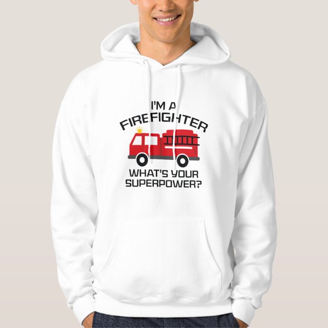 Ich bin Feuerwehrmann Hoodie (Vorderseite)