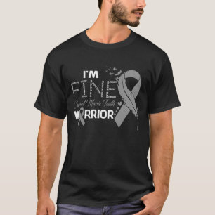 Ich bin Fine Charcot Marie Tooth Warrior Awareness T-Shirt