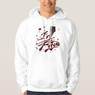 Ich bin Fine Movie Halloween Zombie Hoodie