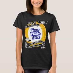 Ich bin fleißig über mein Ehemännchen Foto Black T-Shirt