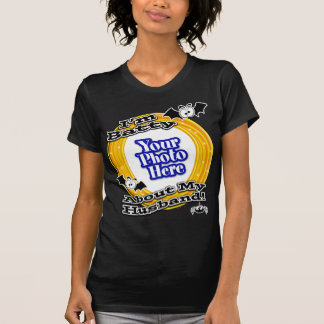 Ich bin fleißig über mein Ehemännchen Foto Black T-Shirt