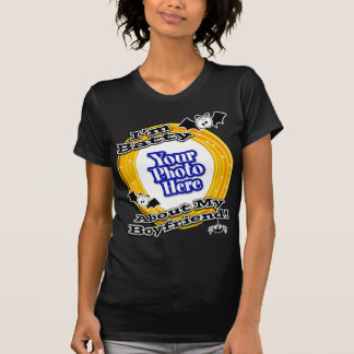 Ich bin fleißig über mein Freund Foto Black T-Shirt