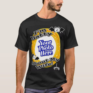 Ich bin fleißig über meine Ehefrau Foto Black T-Shirt