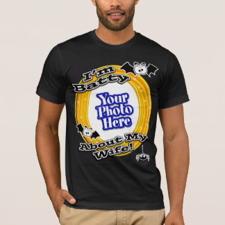 Ich bin fleißig über meine Ehefrau Foto Black T-Shirt