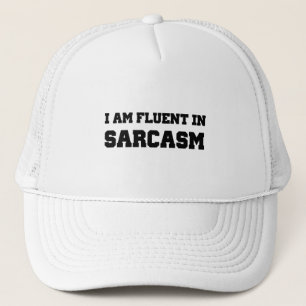 Ich bin fließend im Sarkasmus Truckerkappe