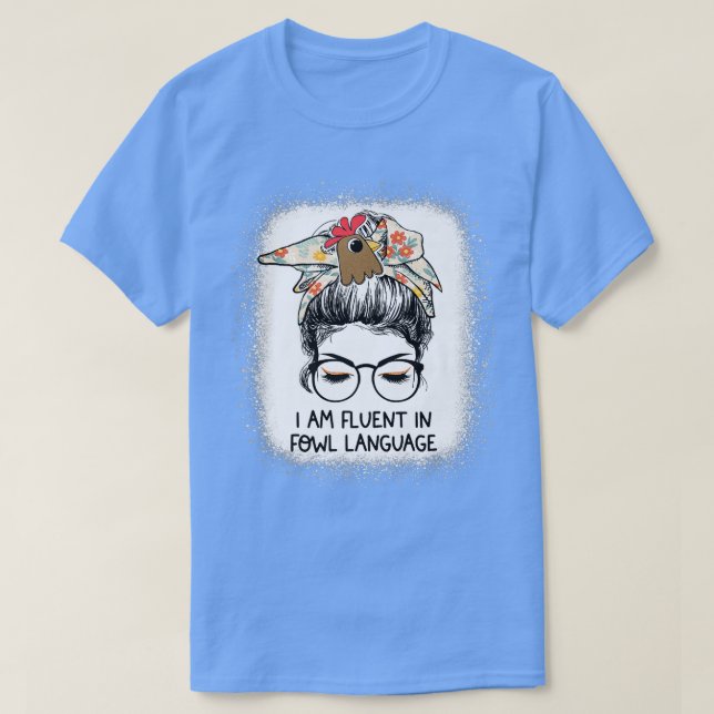 Ich bin fließend in der Sprache der Vögel, die die T-Shirt (Design vorne)