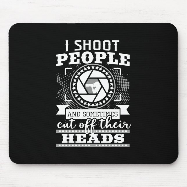 Ich bin Fotograf Mousepad (Vorne)