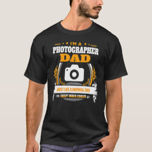Ich bin Fotograf Vater Vathers Day Fotografy Cam T-Shirt