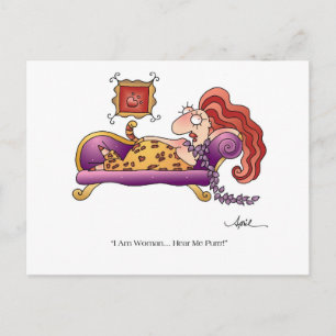 Ich BIN FRAMAN Postcard bis April McCallum Postkarte