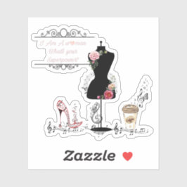 ICH BIN FRAU AUFKLEBER